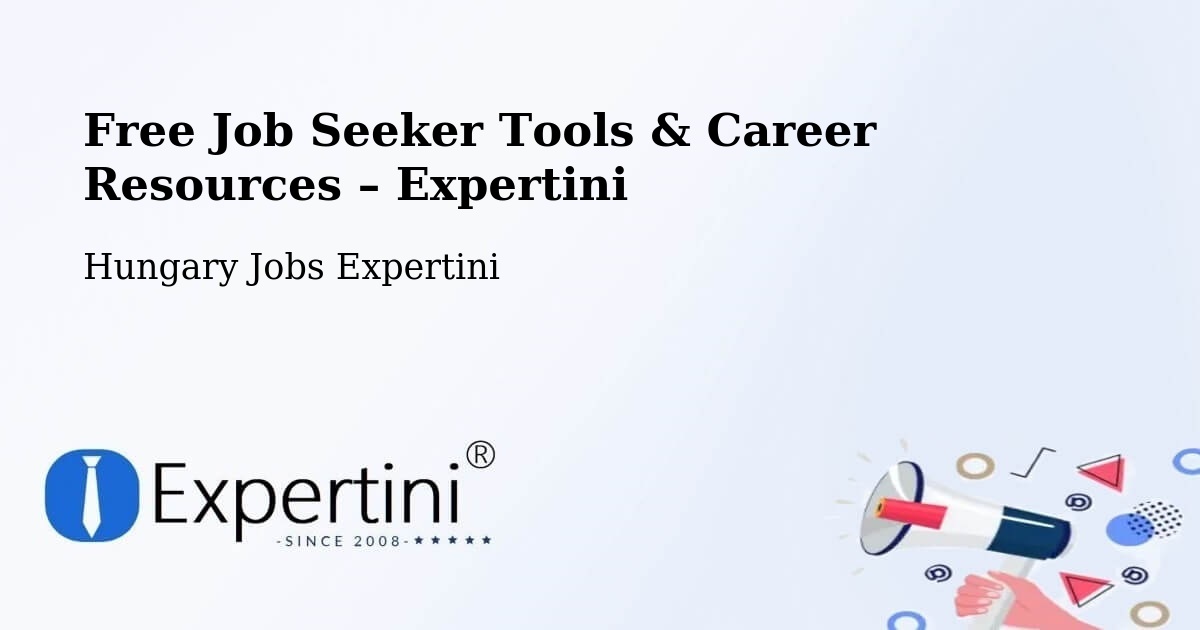 Free Job Seeker Tools & Career Resources – Törtel - Törtel, Hungary Jobs Expertini
